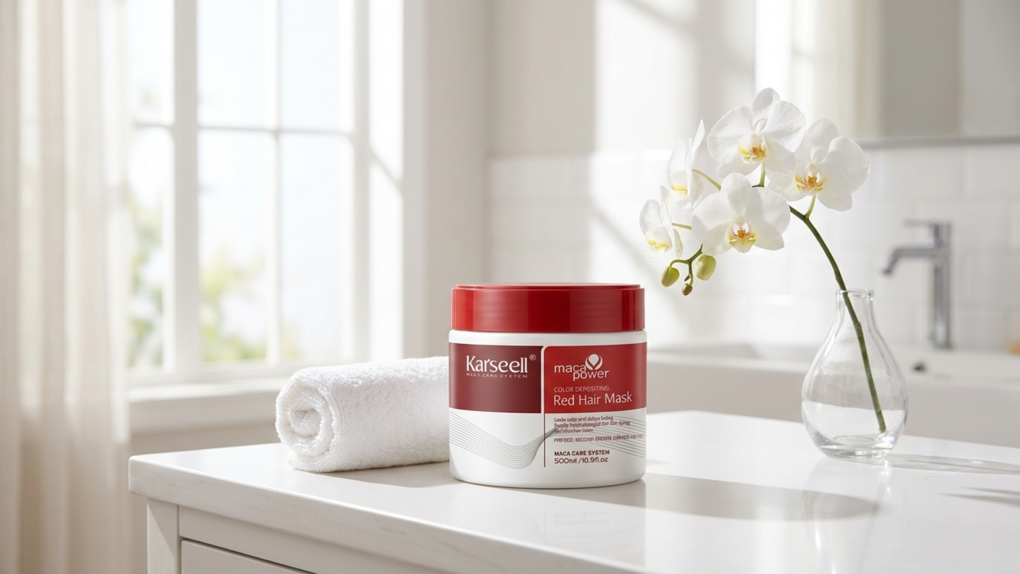 Karseell Maca Power Color Depositing Red Hair Mask