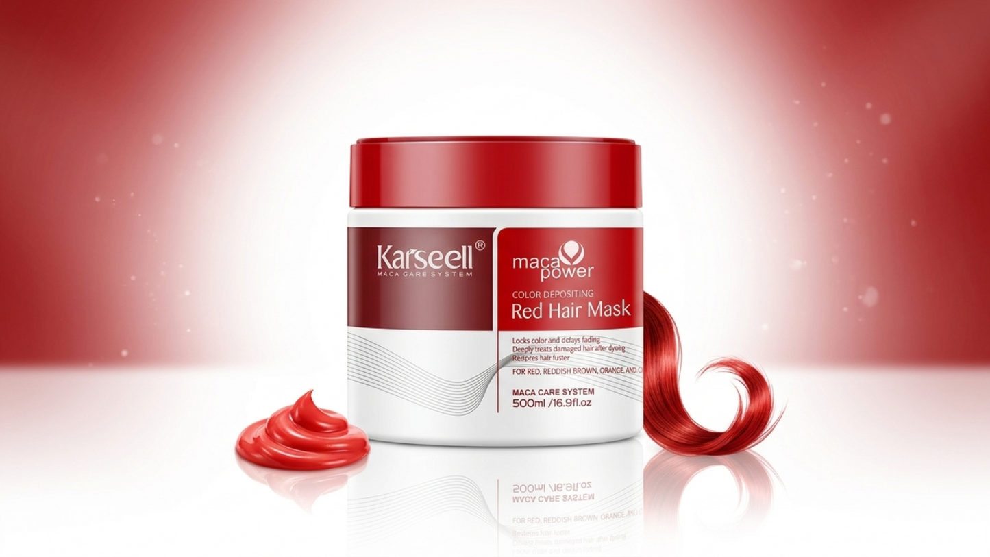 Karseell Maca Power Color Depositing Red Hair Mask