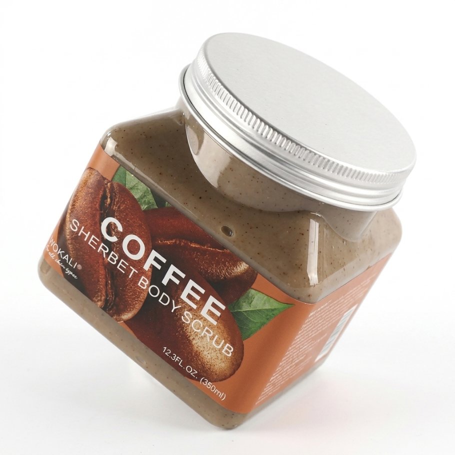 Wokali Coffee Sherbet Body Scrub 350ml