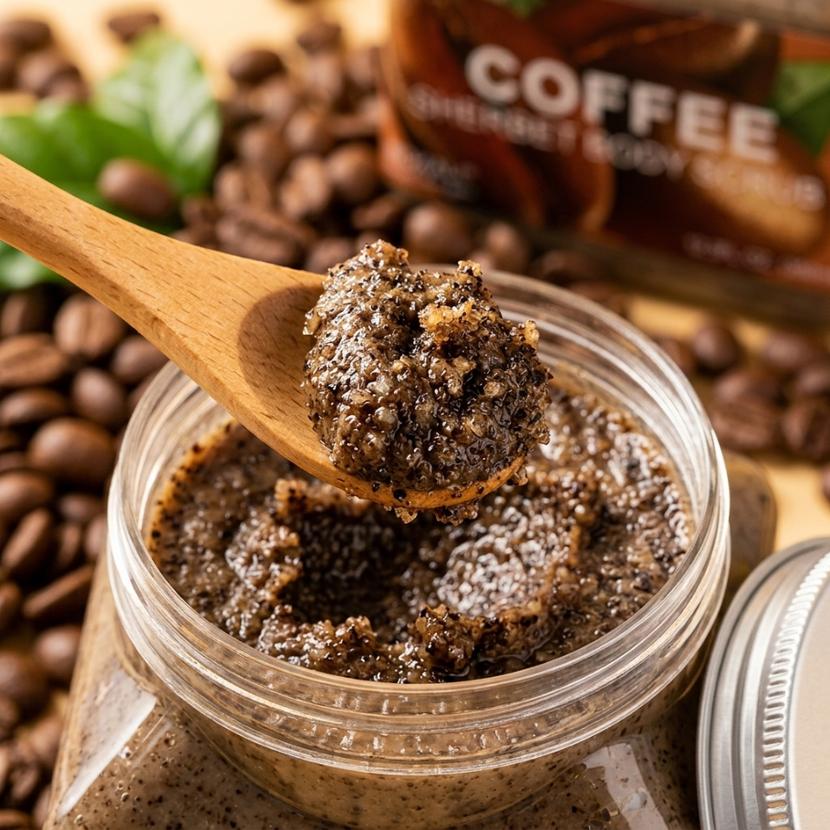 Wokali Coffee Sherbet Body Scrub 350ml