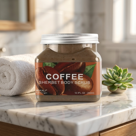 Wokali Coffee Sherbet Body Scrub 350ml